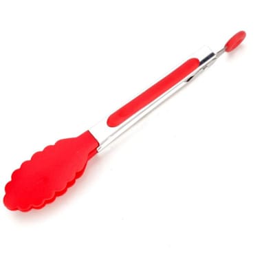 Voedseltang Clip Siliconen BBQ Tang Salade Tang Anti-aanbak Barbecue Clip Klem Roestvrij Staal Gereedschap Gadgets