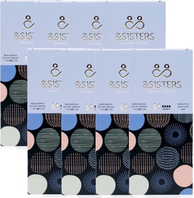 &SISTERS – Eco-Applicator Tampons – Heavy – 8 pak – Biologisch Katoen