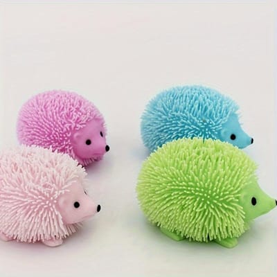 Egel Knijpbal Knijpen Grappig Schattig Poppetje Speelgoed Stekelige Ballen Speelgoed Glitters Sensorisch Fidget Speelgoed Stressverlichting voor Jongens & Meisjes Volwassenen