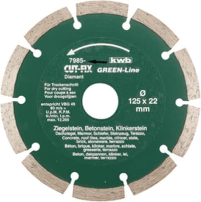 KWB Diamantschijf - 125 Green Line 7985-40