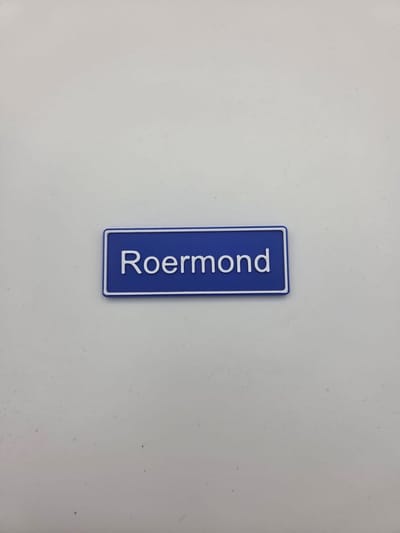 Koelkast Magneet plaatsnaam 8 X 3 CM Roermond