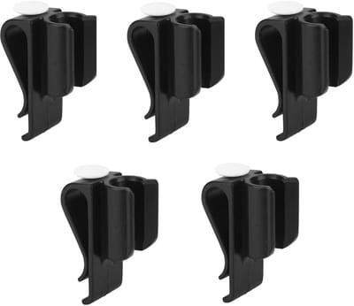 Allecto - Golf Club Clips - Handige Opslag - Zwart - Universele Putter Clip - Ideaal voor Golfliefhebbers - 5 Stuks
