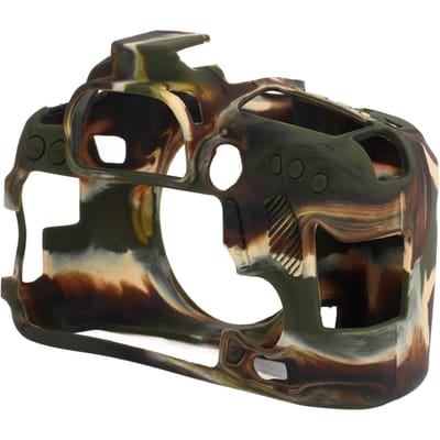 Siliconen Beschermende Behuizing Camerahoes Body Frame Shell Cover Skin voor EOS 70D Digitaal camouflage