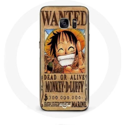 Samsung Galaxy S7 hoesje One Piece Manga Luffy zoekposter