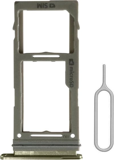 SIM + SD Kaarthouder Samsung Galaxy S10/S10+ – Premium – Geel