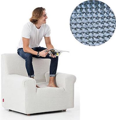 Belmarti Milos fauteuilhoes - 70-110 cm - Lichtblauw