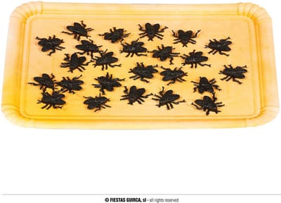 Fiestas Guirca - Decoratie vliegen (24 stuks) - Halloween - Halloween Decoratie - Halloween Versiering