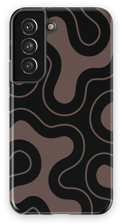 DripCase Motion Flow Tough Hoesje Samsung Galaxy S22 | Backcover met Mag | Trendy Design | Valbescherming | Wander Lines
