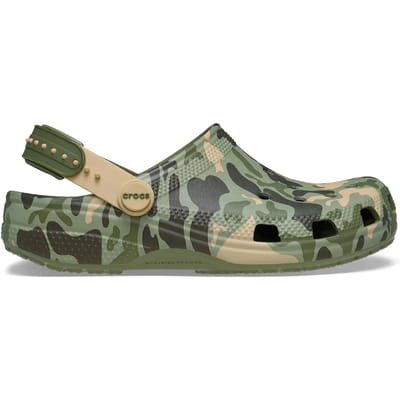 Kinderklompen Crocs Classic Snap BackStrap Camo