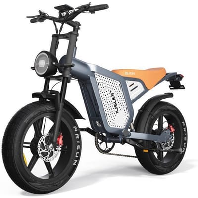 Elektrische fiets - JANSNO - X60G - 20 inch - 1500W Motor - 48V 23Ah Batterij - 55KM Actieradius - Max Snelheid 56km/u groen