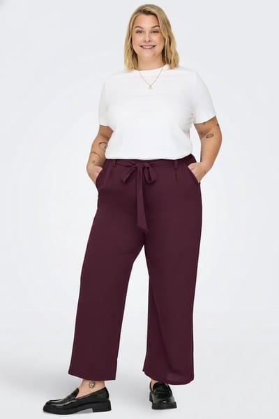 ONLY CARMAKOMA - CARLUX LIFE PALAZZO ANKLE PANT NOOS - Dames - Leggings