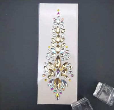 Akyol - Gezichtsjuwelen – gezichtsteentjes - gezicht glitters– diamantjes – carnaval- plak diamantjes- diamantjes voor gezicht - bohemian feest - bohemian – festival – gezichtsdecoratie – feest – decoratie - sticker - stickervel -glitte