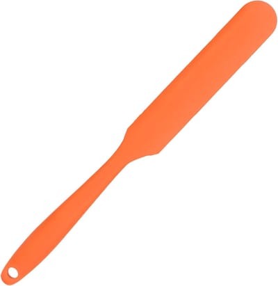 Siliconen Wax Spatel - Herbruikbare Applicator - Ontharen Thuis - Ergonomisch Ontwerp - 25 x 3 x 1 cm - Oranje