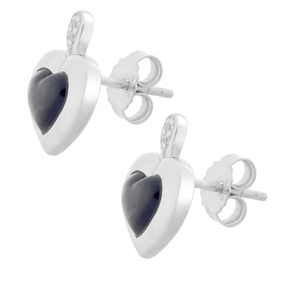Orphelia ZO-7289 - Oorbel Hart- 925 Zilver - Parelmoer / Zirkonia - 1.4 cm