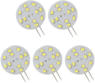 Spectrum LED Insteeklampje G4 2W - 12V - 230 Lumen - 6000K Koud wit - Helder daglicht - Energiezuinig - 5 stuks