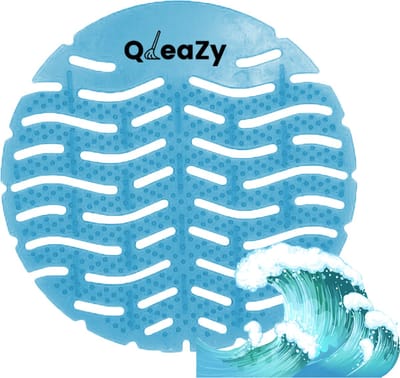 2x Urinoirmatje - Urinal Screen Wave 1.0 - Ocean - Urinoir matjes / matten - 30 dagen frisse geur