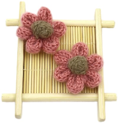Dailygoods- Bloemenpatches 50 Stuks - Gebreide Bloemen - Geborduurde