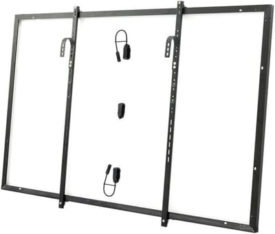 Balkon Haak Set - Zonnepaneel Montage - Energie Opwekken - Eenvoudige Installatie - 50x50x28 cm - Glanzend