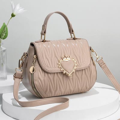 Dames Schoudertas Crossbody Tas Koreaanse Versie Handtas Kleurentas Mode Geborduurd Draad Dames Tas ， beige