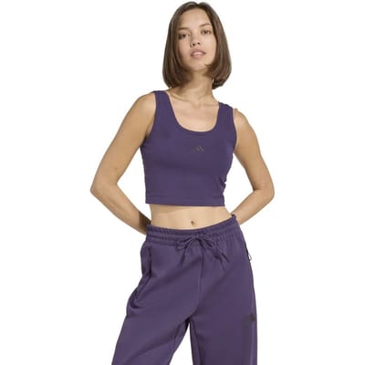 Adidas Sportswear Essentials Small Logo Cotton Lifestyle Tank Auror Taglia: L | Canottiere Outlet | Donna