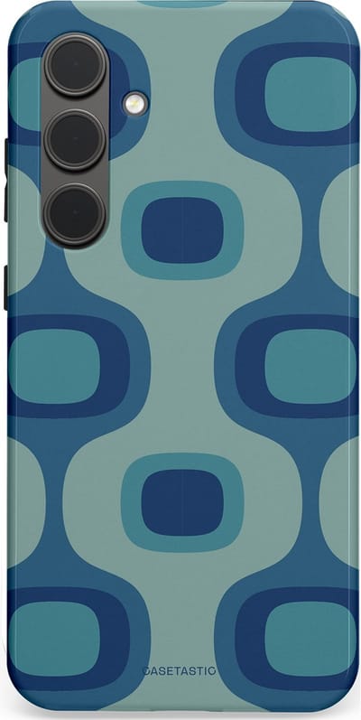 Casetastic Hoesje Geschikt voor Samsung S24 Plus - Stijlvolle Beschermende Duo-layer Case - Vintage Flow