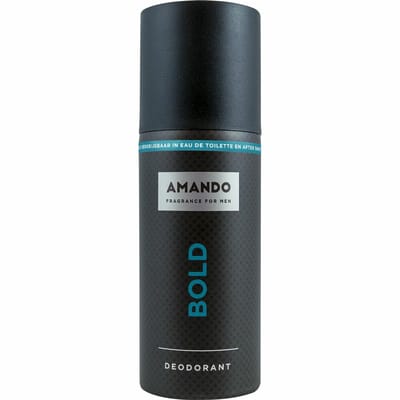 Amando Deodorant Bold - 3 x 150 ml - Voordeelverpakking