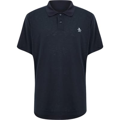 Original Penguin Heren Geborduurd Logo Poloshirt (Yale Blauw)