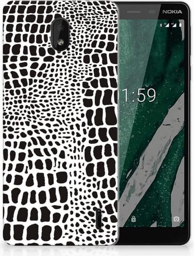 Nokia 1 Plus TPU Hoesje Slangenprint
