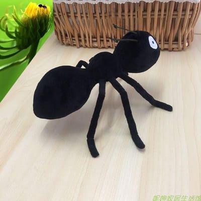 Simulatie Mier Realistische Modellering Knuffeldier Zacht Pluche Speelgoed Voor Vriend Creatief Cadeau