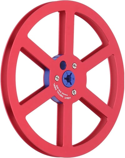 7 Inch Aluminium Metalen Haspel 6 Gaten Universele Geluidstape voor 1/4 Tape Decks - Zilveren Roestvrijstalen Schroeven - Vervang Beschadigde Reel - Tape Accessoire