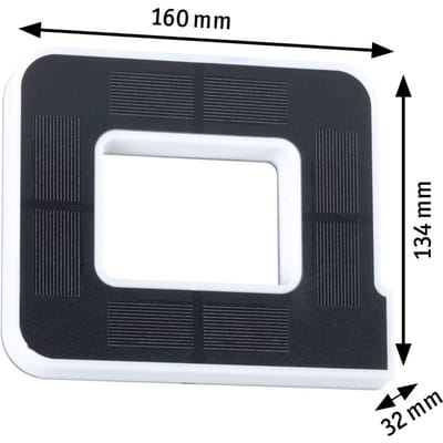 Solar LED-huisnummerverlichting incl. verwisselbare accu Letter A IP44 3000K 6lm Zwart