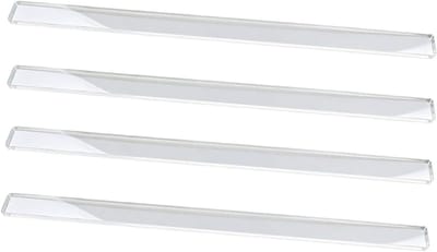 Mahjong Steen Duwers - Tegel Schuivers - Spel Organisatie - Lichtgewicht Antislip - 45 cm Lengte - Transparant
