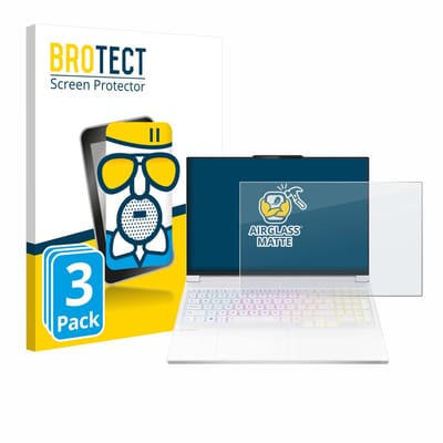 BROTECT - Screenprotector voor Lenovo Legion 7i Gen 10 16" - Folie Beschermfolie Beschermglas matte 3 Stuks