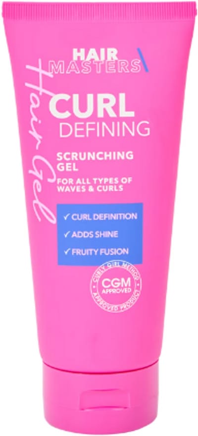 Hairmasters Scrunch Gel - Kruldefiniërende Gel | 1x 200 ml | Definiërende Krullengel - Voor alle typen krullend haar - Curly Girl Approved