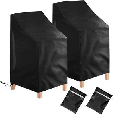 Waterdichte en UV-bestendige beschermhoes voor tuinstoelen - Set van 2