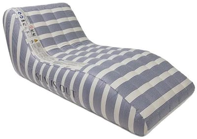 Swim Essentials - Luxe Lounge Luchtbed Blauw - 180 cm