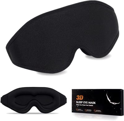 3D Lichtblokkerend Slaapmasker voor Optimale Zichtcomfort