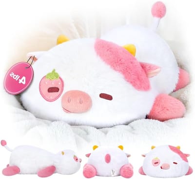 Schattig Fox Pluche Kussen, Kawaii Rood Vos Kussen, Knuffelbaar Kussen voor Kinderen en Volwassenen, Perfect voor Slaap en Decoratie