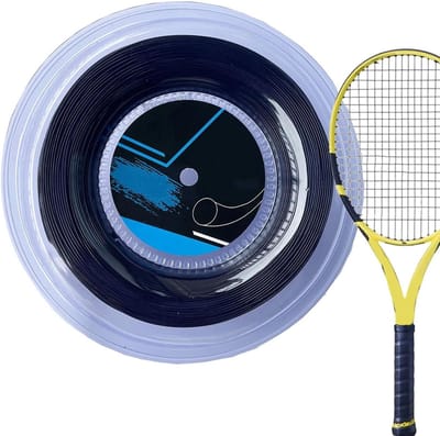 Tennissnaar - Racketsnaar Balspel - Wedstrijd Training - Schokabsorberend Polyester - 200 m - Beige