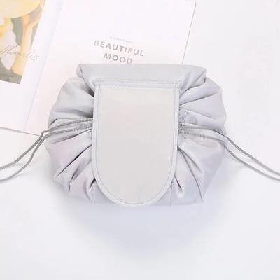 Without Lemon - Magic Travel Pouch Make-up Tas - TikTok - Reistas - Pouch - Cosmetic Opberg Tas - Make-up Opbergsysteem - Make-up Toilettas - Reistas - Cosmetica Accessoires Organiser - Handige Toilettas - Grijs