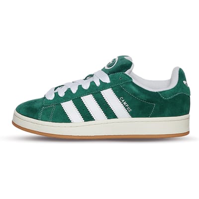 adidas Campus années 2000 Vert Foncé Semelle Caoutchouc Baskets Unisexe Blanc Nuage Blanc Cassé H03472 38 white