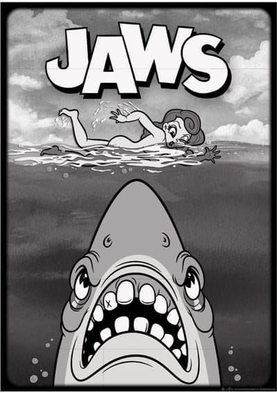 FaNaTtik Jaws Art Print Limited Edition 42 x 30 cm Poster & Wallscrolls