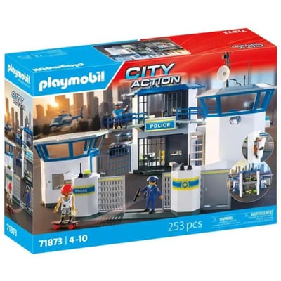 PLAYMOBIL Action Heroes - Politiecommandocentrum - Politiestuk speelgoed - Met speelfiguren & accessoires - 71873