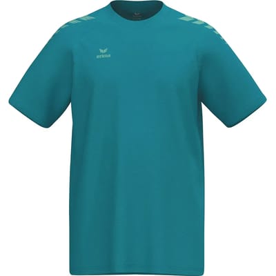 Erima Cmpt 3 Wings T-Shirt Heren - Tahitian Blue / Mintgroen | Maat: 3XL