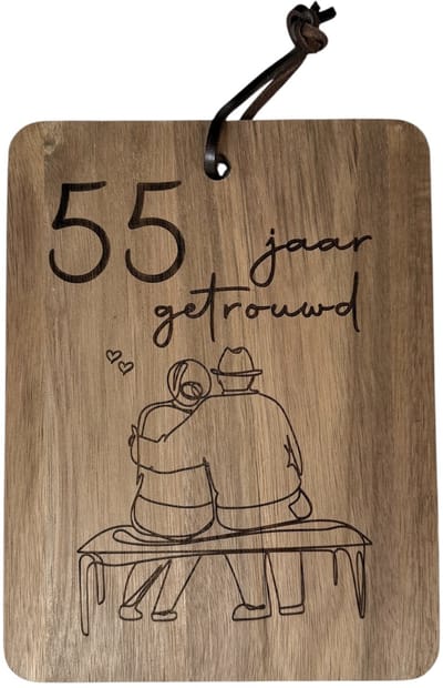 55 jaar getrouwd - Smaragd - 55 jaar huwelijk - 55 jaar getrouwd cadeau - 55 jaar getrouwd versiering - Trouwdag - Trouwdag cadeau - Huwelijkscadeau - Trouwdag jubileum - Jubileum huwelijk