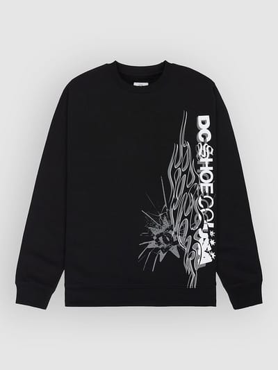 Dc Shoes Dc Side Flame Sweatshirt Zwart XL Man