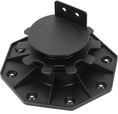 Stellagers Verstelbaar - Terrasdragers Stelvoeten - Onderbouw Terras Maken - Traploos Hoogte Verstelbaar - 100 stuks 30-60mm - Zwart