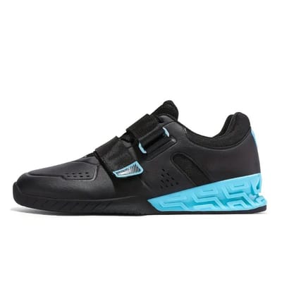 Bovista Powerlift Schoenen - Powerlifter - Weightlifting - Squat - Gewichthef - Gym Schoenen - Sneaker - Zwart/Blauw - Maat 36