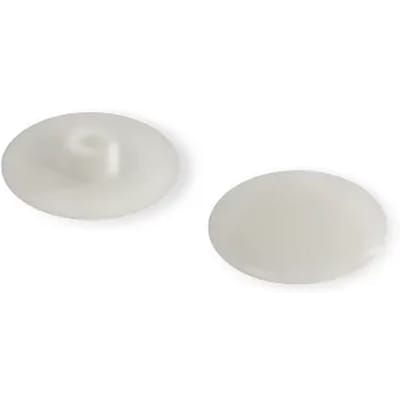 i-Fix afdekkap voor (schroef)gaten | kunststof | bevestigingspin Ø 4 mm | wit | 30 stuks