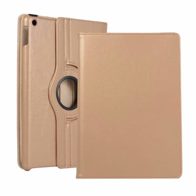 Hoes geschikt voor Apple iPad 10.2 (2019 / 2020) 360° Draaibare Hoes - Goud
